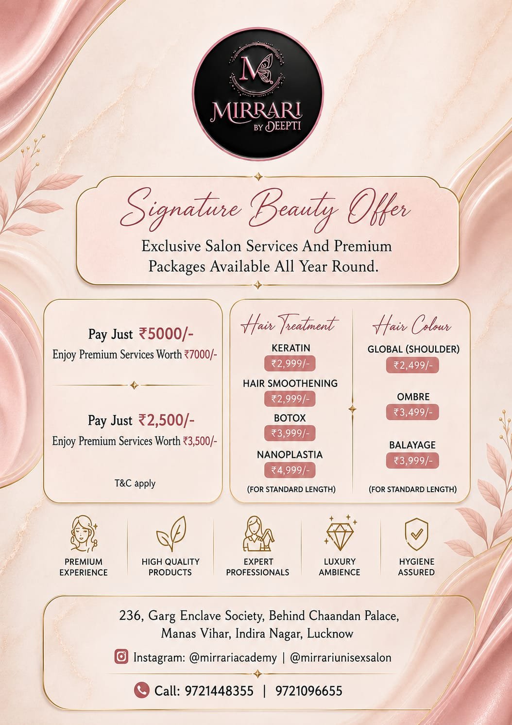 Bridal Makeup Offer 3 - Mirrari Unisex Salon